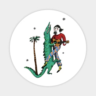 Crocodile dance Magnet